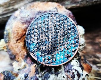 Shipwrecked Copper 1 oz medical marijuana EDC carry coin! thc - weed - pot leef