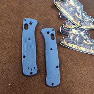 Custom G10 Scales for Benchmade Bugout MINI 533 Knife - Slate Blue