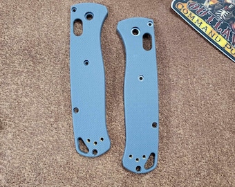 Cachas personalizadas de G10 para cuchillo Benchmade Bugout 535 - Azul pizarra