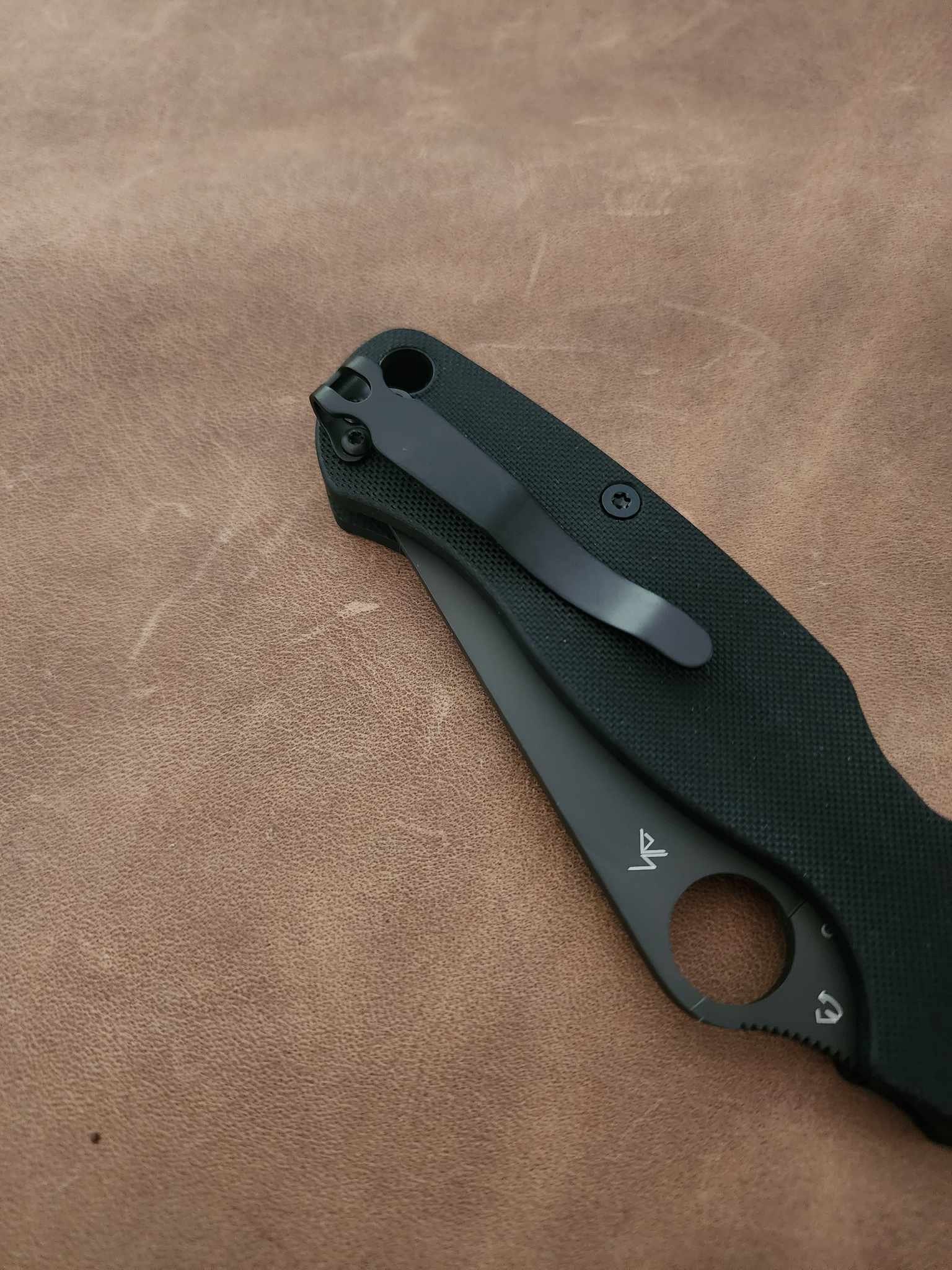 Universal Titanium Pocket Clip - Deep Carry - Black DLC Finish