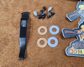 Ontario RAT II Set Of Replacement Parts Repair Kit Black Finish Folding Knife - 8891