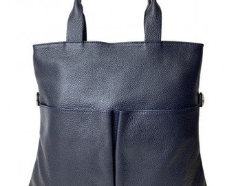 Italian Genuine Leather Handbag-Handcrafted Italian Leather Shoulder Bag