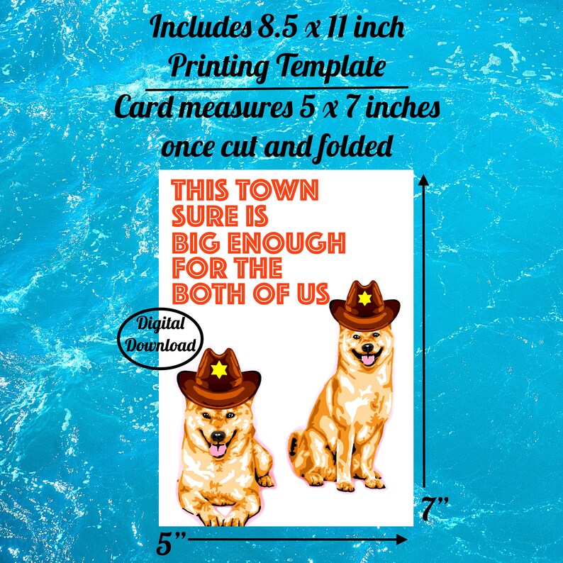 Printable Dog Greeting Card Printable Birthday Card Funny - Etsy