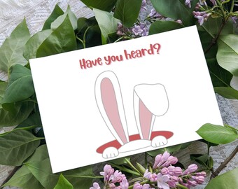 Bunny 'Some-bunny Loves You' Greeting Card - Anniversary, Just Because
