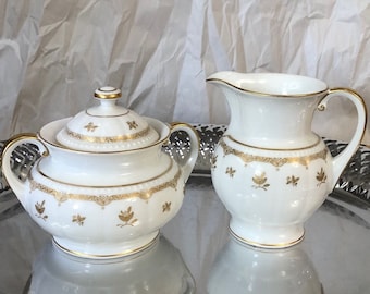 Franconia-Krautheim 7554 Creamer and Covered Sugar, Bavaria