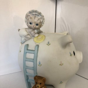 Kitty Cucumber Coin Bank, Ceramic