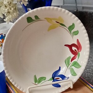 Floral Serving Bowl  in Carnival Pattern by Blue Ridge Southern Potteries
