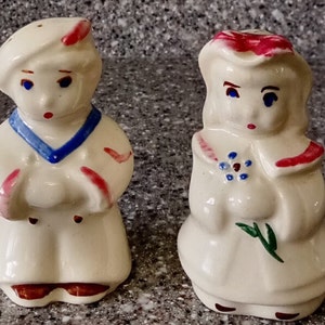 Shawnee, Sailor Boy and Lass, Salt & Pepper Set
