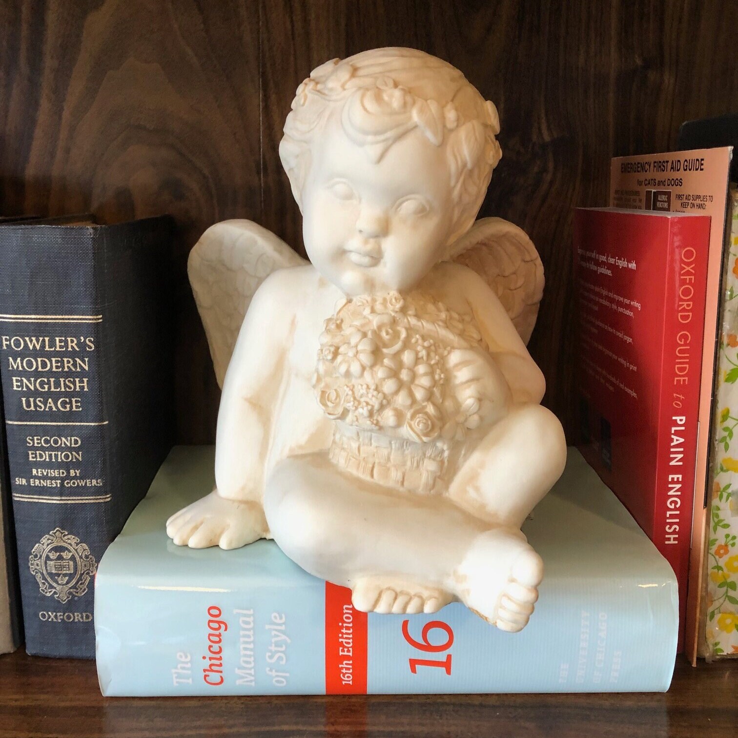 Winged Cherub Figurine Angel Statue No. 13883 by Artline Etsy