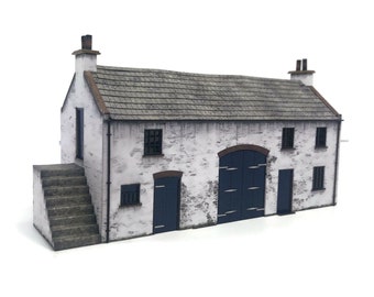 KX087-OO Coach House and Stables For OO Gauge Model Railway & 1:76 Scale