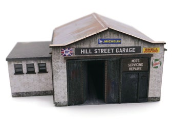 KX112-OO Backstreet Garage For OO Gauge Model Railway & 1:76 Scale