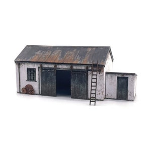 KX054-OO Tony's Cart Shed and Store For OO Gauge Model Railway & 1:76 Scale