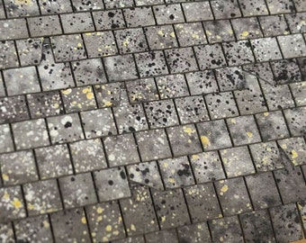 LX410-N Pre-Weathered Laser Cut Roof Slates (A5 Sheet) For N Gauge Model Railway & 1:148 Scale