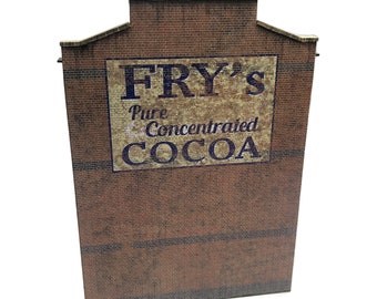 KX092-OO Bonded Warehouse End Wall Building Kit For OO Gauge Model Railway & 1:76 Scale