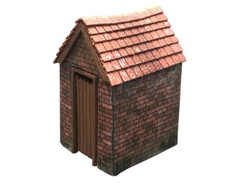 KX096-OO Privy / Outhouse (Pack of 2) For OO Gauge Model Railway & 1:76 Scale