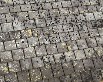 LX410-OO Pre-Weathered Laser Cut Roof Slates (A4 Sheet) For OO Gauge Model Railway & 1:76 Scale
