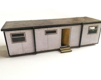 KX041-OO 1970's Portable Office For OO Gauge Model Railway & 1:76 Scale
