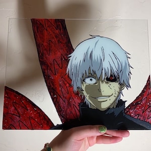 Anime Character Glass Painting