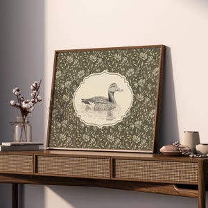 Vintage Farmhouse Duck Wall Artwork Home Display Cottage Style Hunting ...