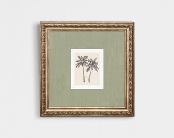 Palm Tree Art Tropical Wall Art Beach Wall Decor Coastal Print Home Decor Living Room Art Bedroom Wall Decor Modern Wall Art Beach House