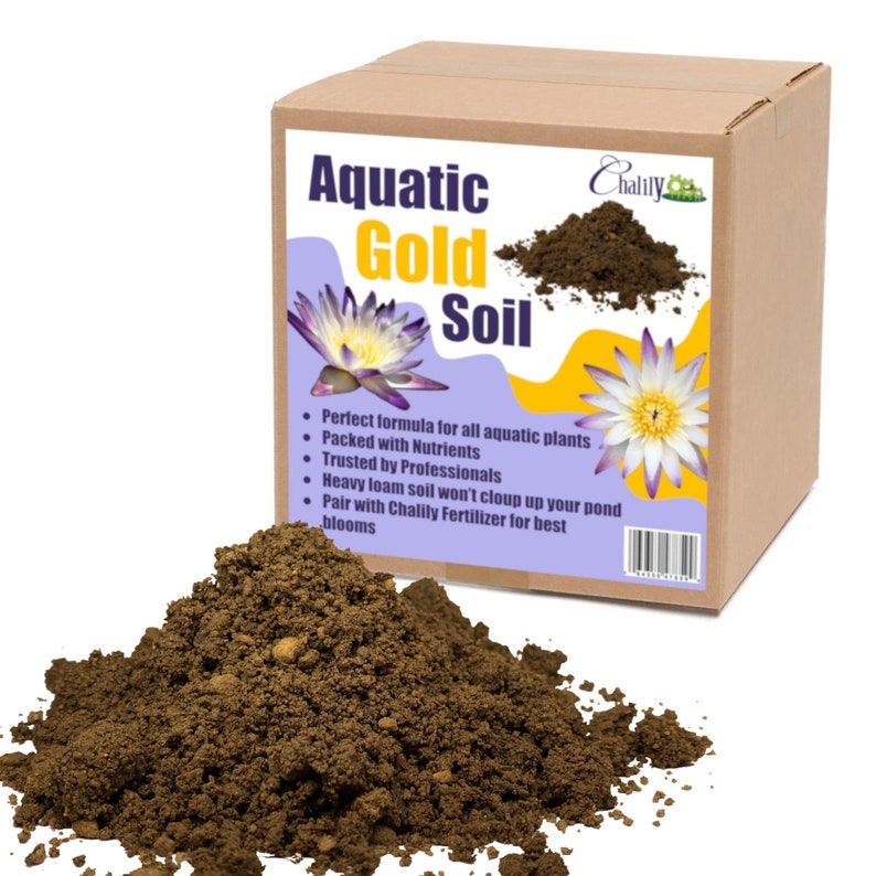Chalily Aquatic Gold Soil Perfect for Water Lilies Lotus and Etsy