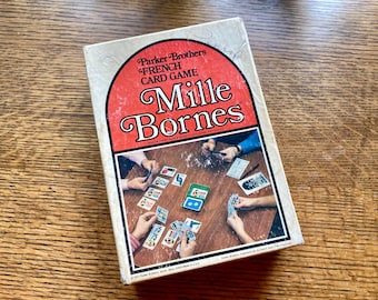 Vintage Millie Bornes French racing card game