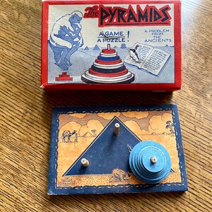 The Pyramids a puzzle game vintage puzzle game