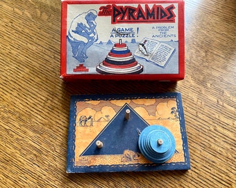 The Pyramids a puzzle game vintage puzzle game