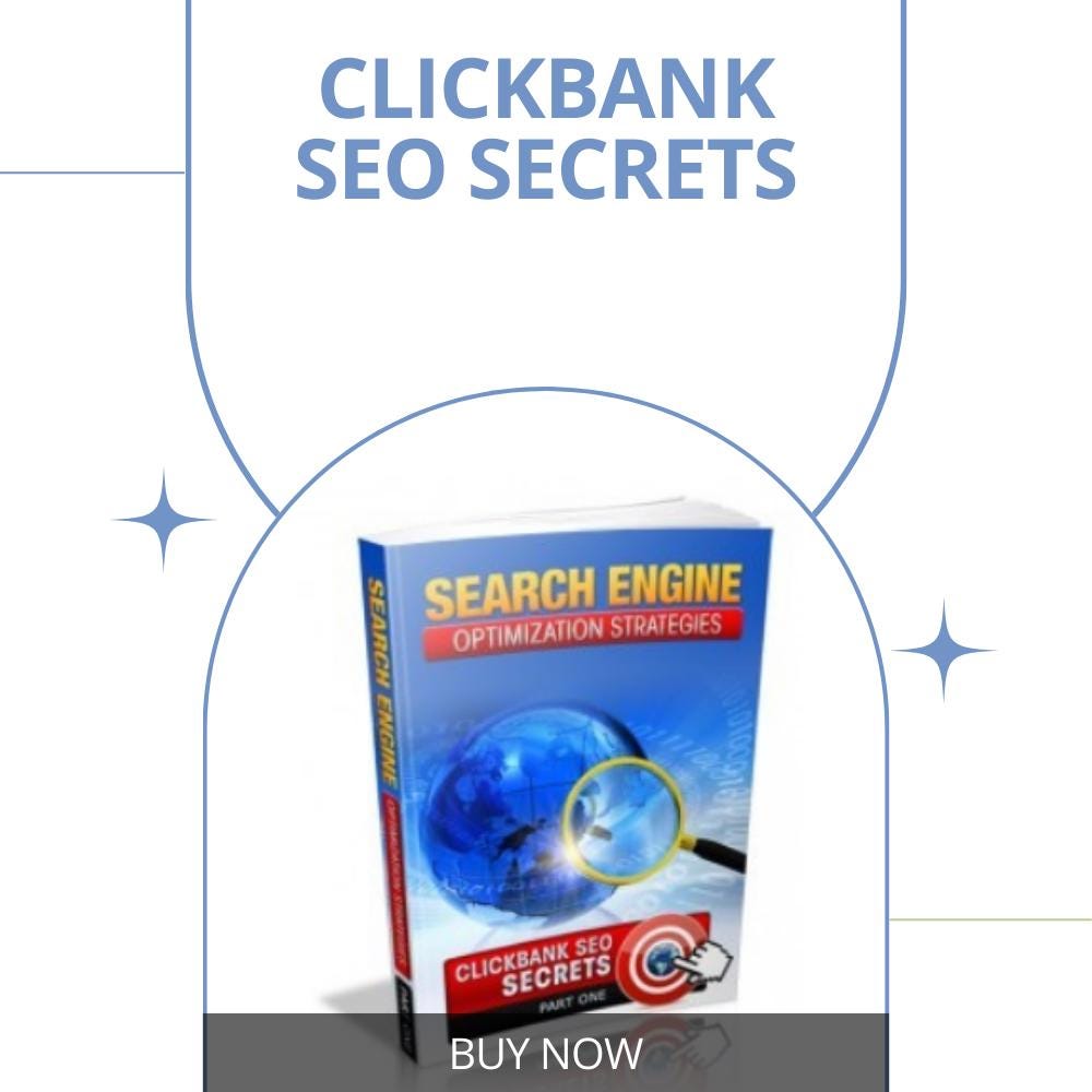 Clickbank SEO Secrets (part 1) E-book - Digital Marketing - Clickbank ...