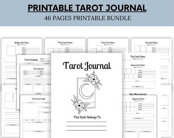Tarot Journal - Manifestation Journal - Astrology Journal - Tarot Card Journal - Printable Tarot Journal - Instant Download