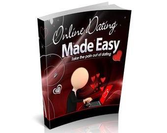 Online Dating Made Easy E-book - Online Dating Guide - Digital Dating book - Dating tips E-Book - Printable E-book - Instant Download