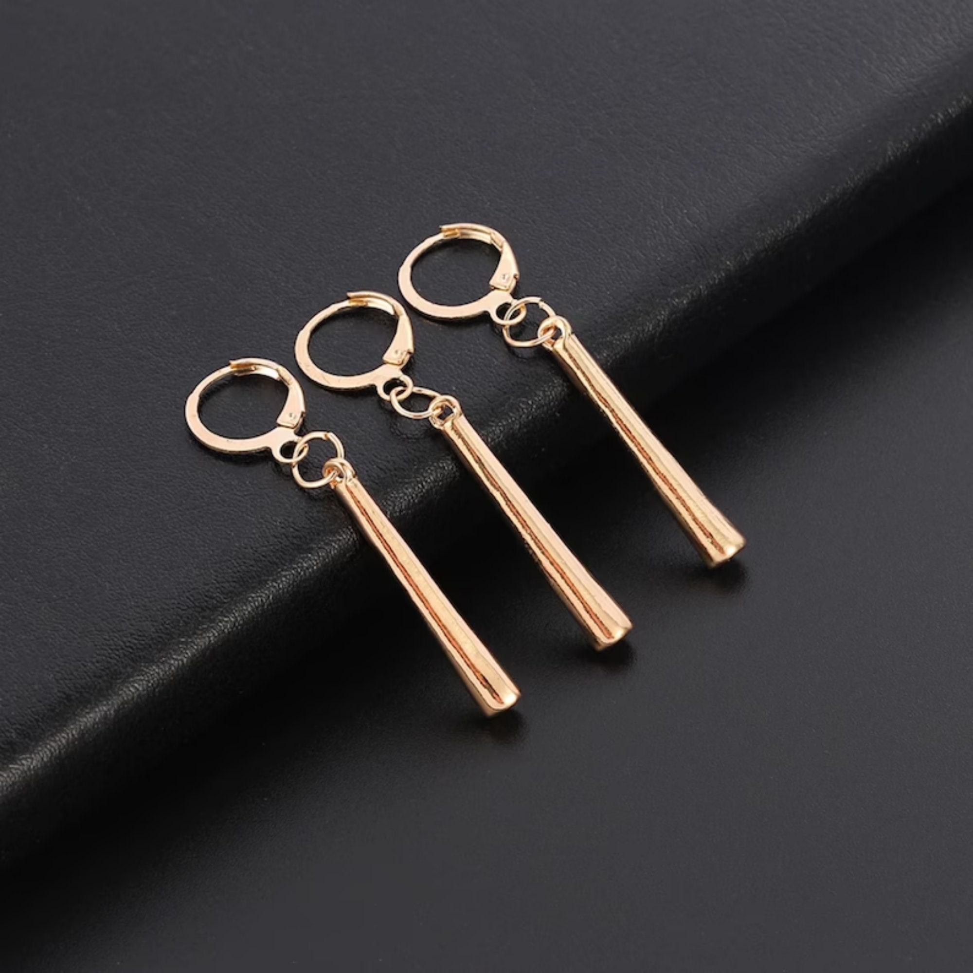 3 Pcs Set Earrings Zoro Earrings Gold Zoro Earrings Anime Etsy