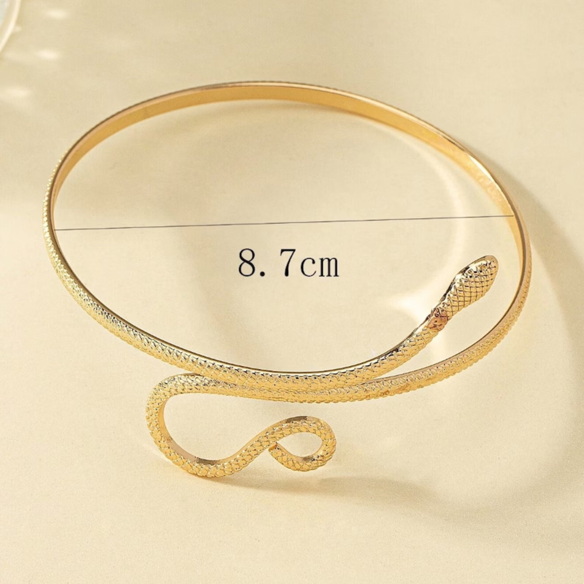 Snake Arm Band Snake Design Arm Cuff Gold Minimalist Arm Etsy Canada