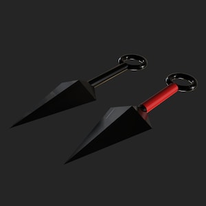 Kunai Knife V1 - 3D Model - 3D Printing STL - Digital STL File