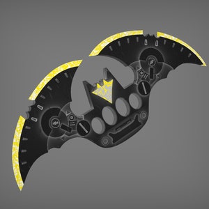 Batarang Knuckle Duster 3D Model - Batarang STL - Arkham Knight STL - 3D Printing STL