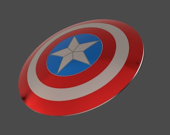 Captain America Shield 3D Print File - 3D Printing STL
