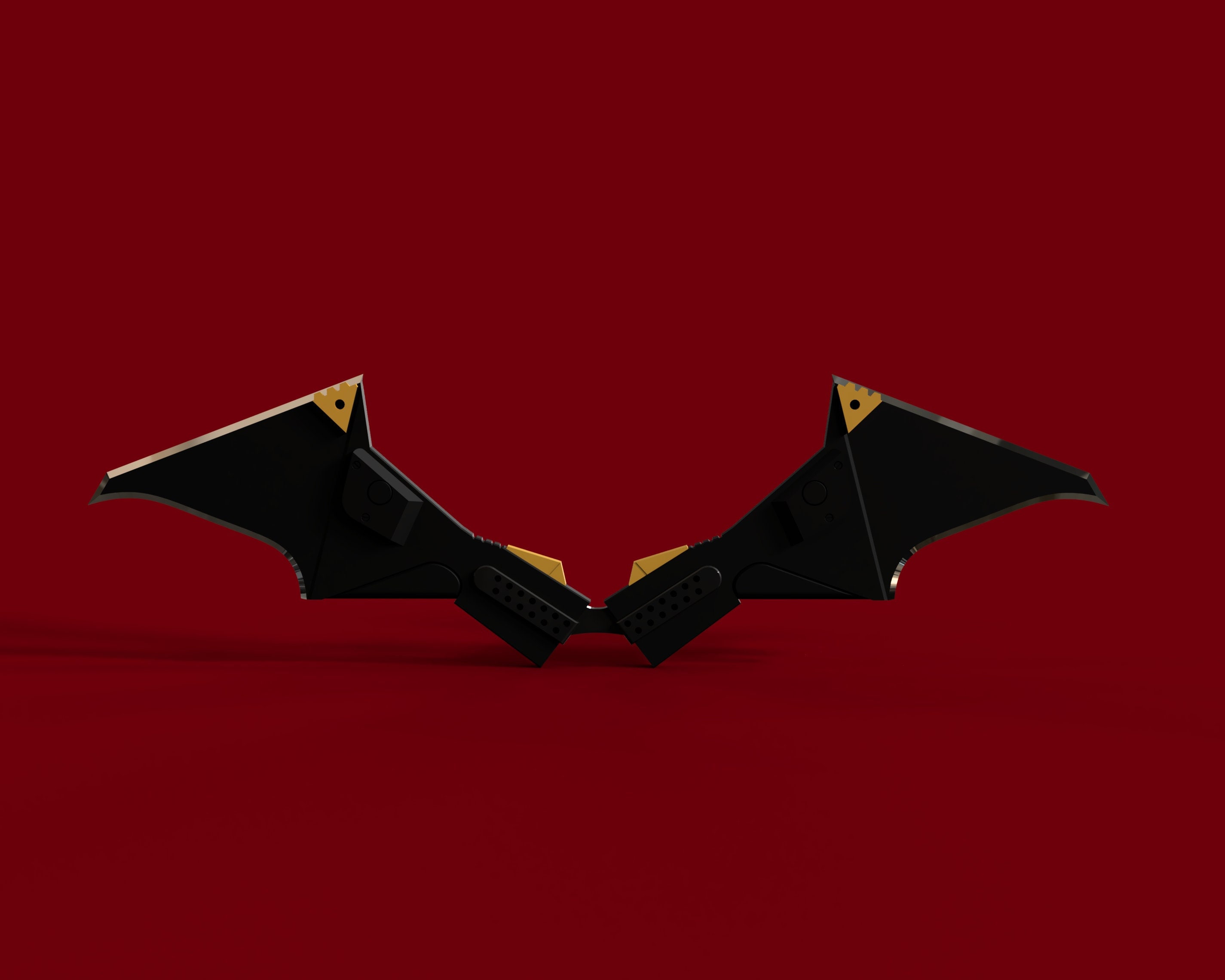 2022 Batarang 3D Model Inspired by 2022 Movie Batarang STL Arkham ...