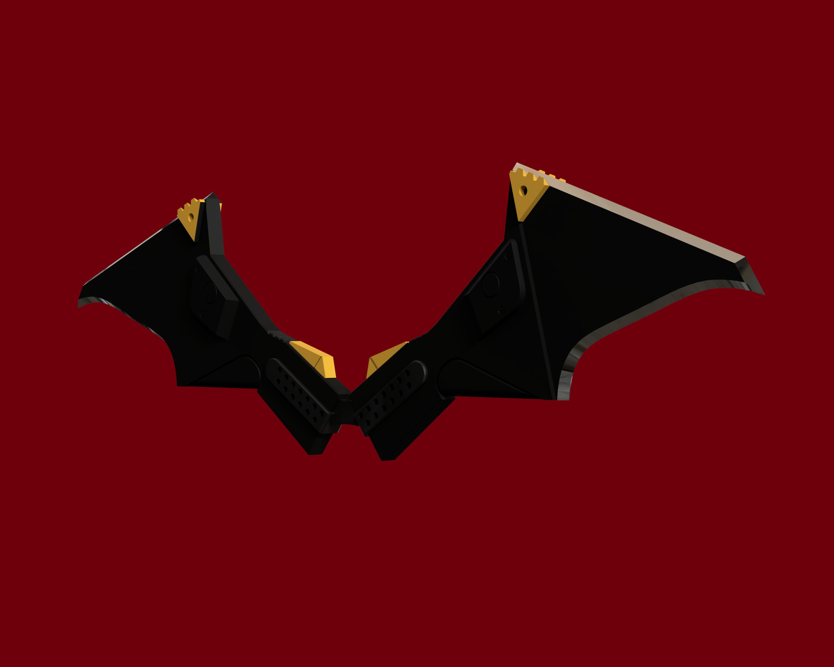 2022 Batarang 3D Model Inspired by 2022 Movie Batarang STL Arkham ...