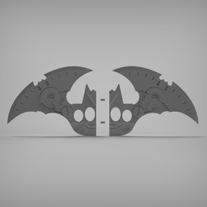 Batarang Knuckle Duster 3D Model - Batarang STL - Arkham Knight STL - 3D Printing STL image 5