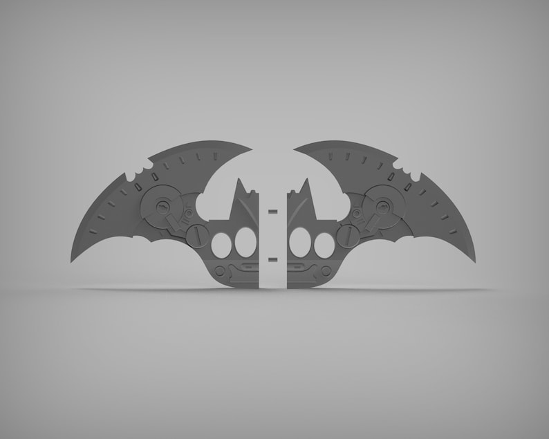 Batarang Knuckle Duster 3D Model - Batarang STL - Arkham Knight STL - 3D Printing STL image 5