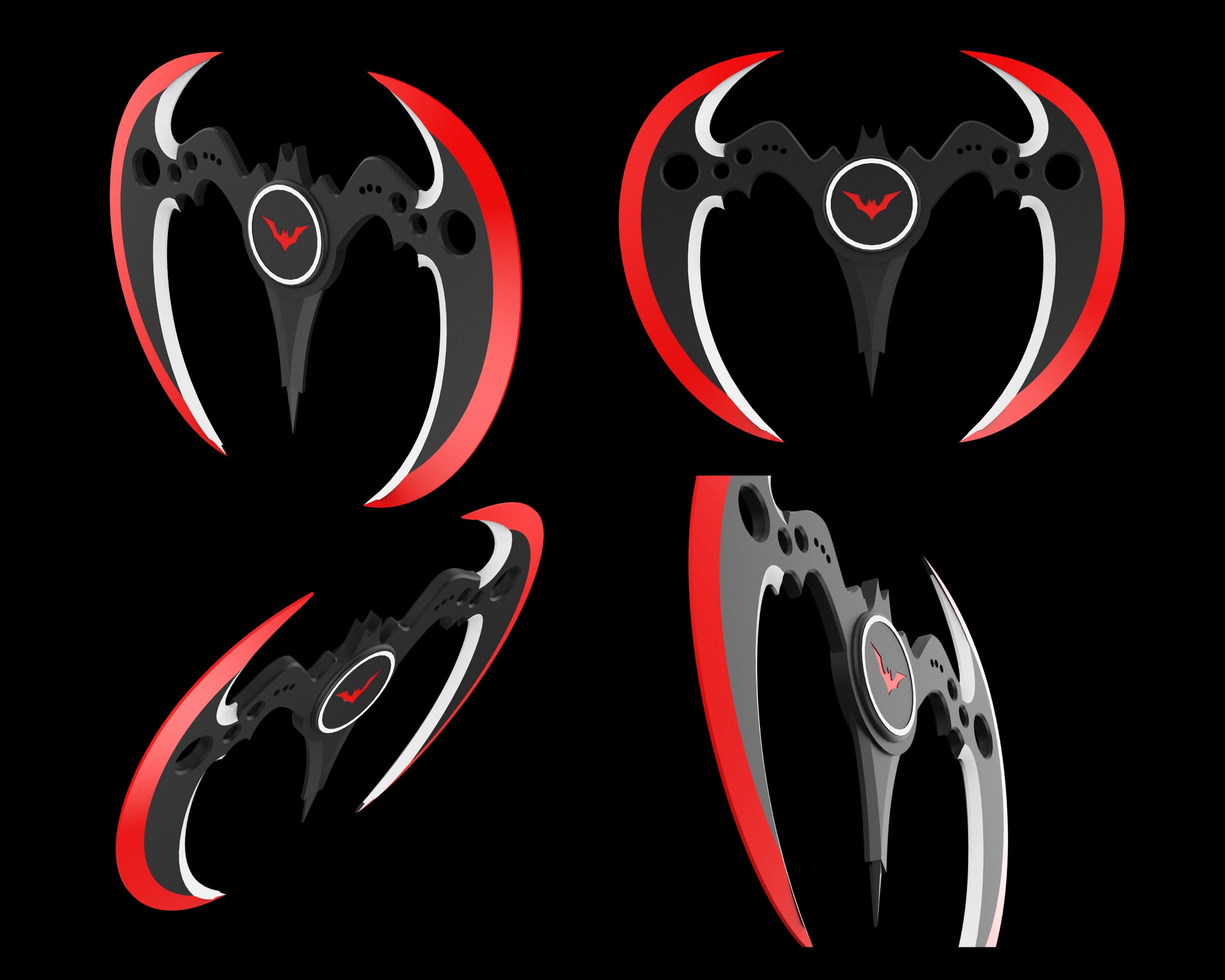 Beyond Batarang Stl Pack - 3 Variations - STL 3D Printable Files - Etsy, image size:2850x2280