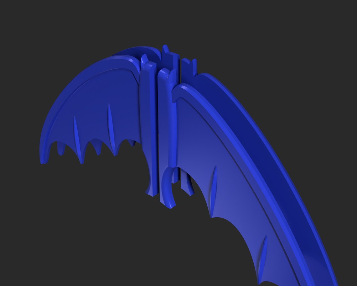 1966 Batarang 3D Model Inspired by Adam West Batarang - Etsy