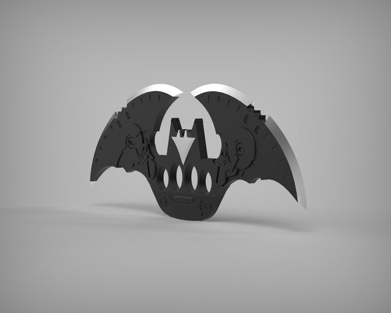 Batarang Knuckle Duster 3D Model - Batarang STL - Arkham Knight STL - 3D Printing STL image 8