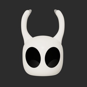 Casco de cosplay de Hollow Knight STL - El caballero STL - Máscara de Hollow Knight STL - Archivo digital 3D