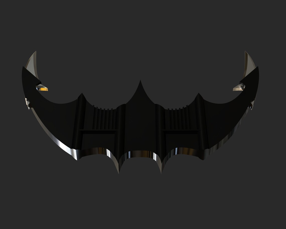 1989 Batarang 3D Model Inspired by Michael Keaton Batarang Batarang STL ...