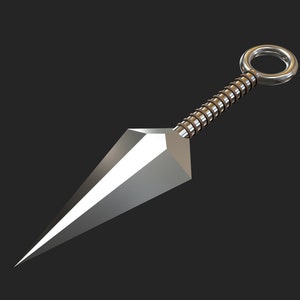 Kunai Knife V2 - 3D Model - 3D Printing STL - Digital STL File