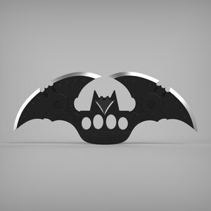 Batarang Knuckle Duster 3D Model - Batarang STL - Arkham Knight STL - 3D Printing STL image 10