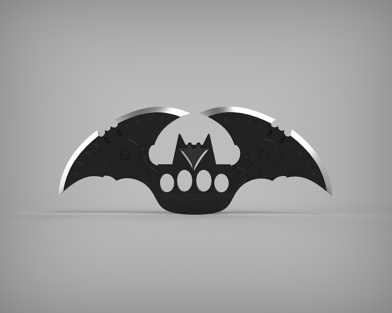Batarang Knuckle Duster 3D Model - Batarang STL - Arkham Knight STL - 3D Printing STL image 10