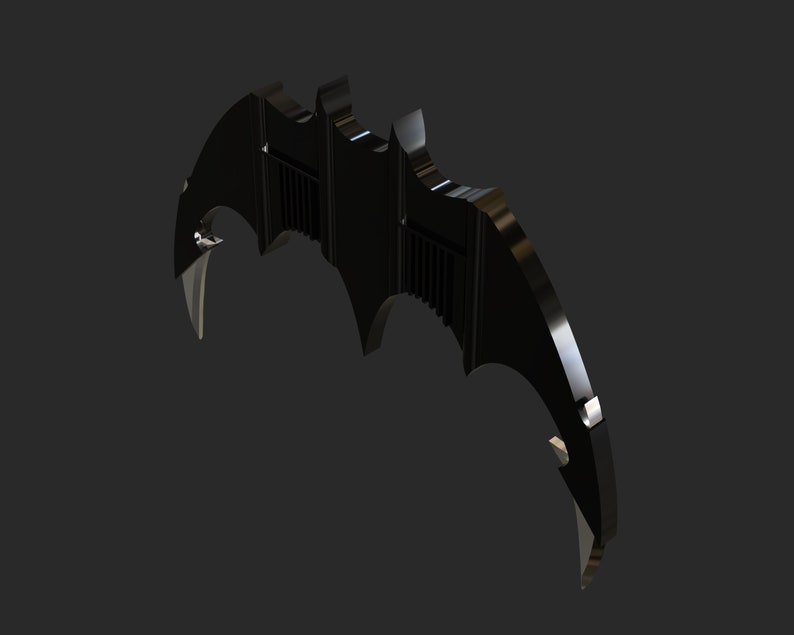 1989 Batarang 3D Model Inspired by Michael Keaton Batarang Batarang STL ...