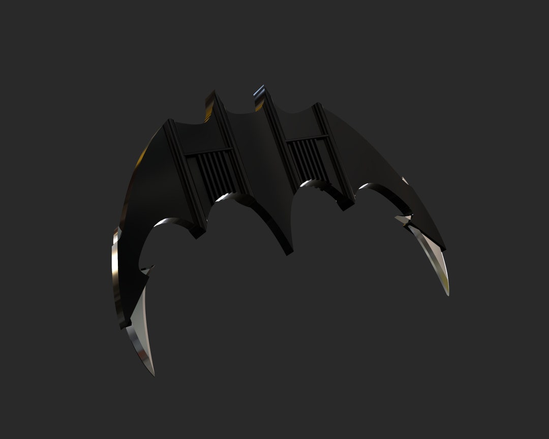 1989 Batarang 3D Model - Inspired by Michael Keaton Batarang - Batarang ...